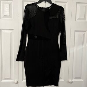 Black stretch dress sz10